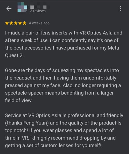 Case Studies: Real Customers Share Their Experiences with Prescription VR Lenses