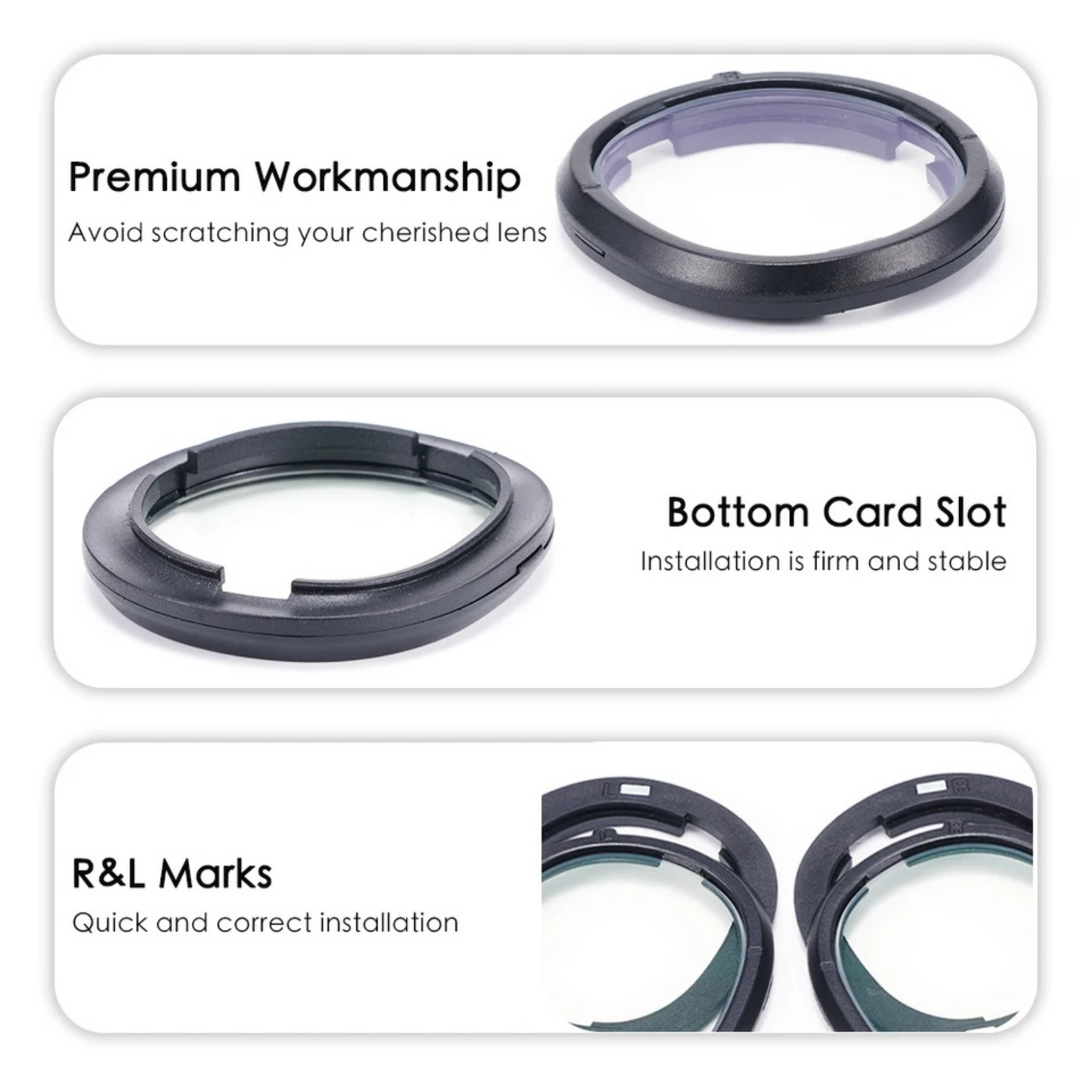 Meta Quest 3 Prescription Lenses Magnetic Inserts