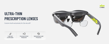 XREAL xbx a01+ Prescription Lenses - Rimless Optical Inserts